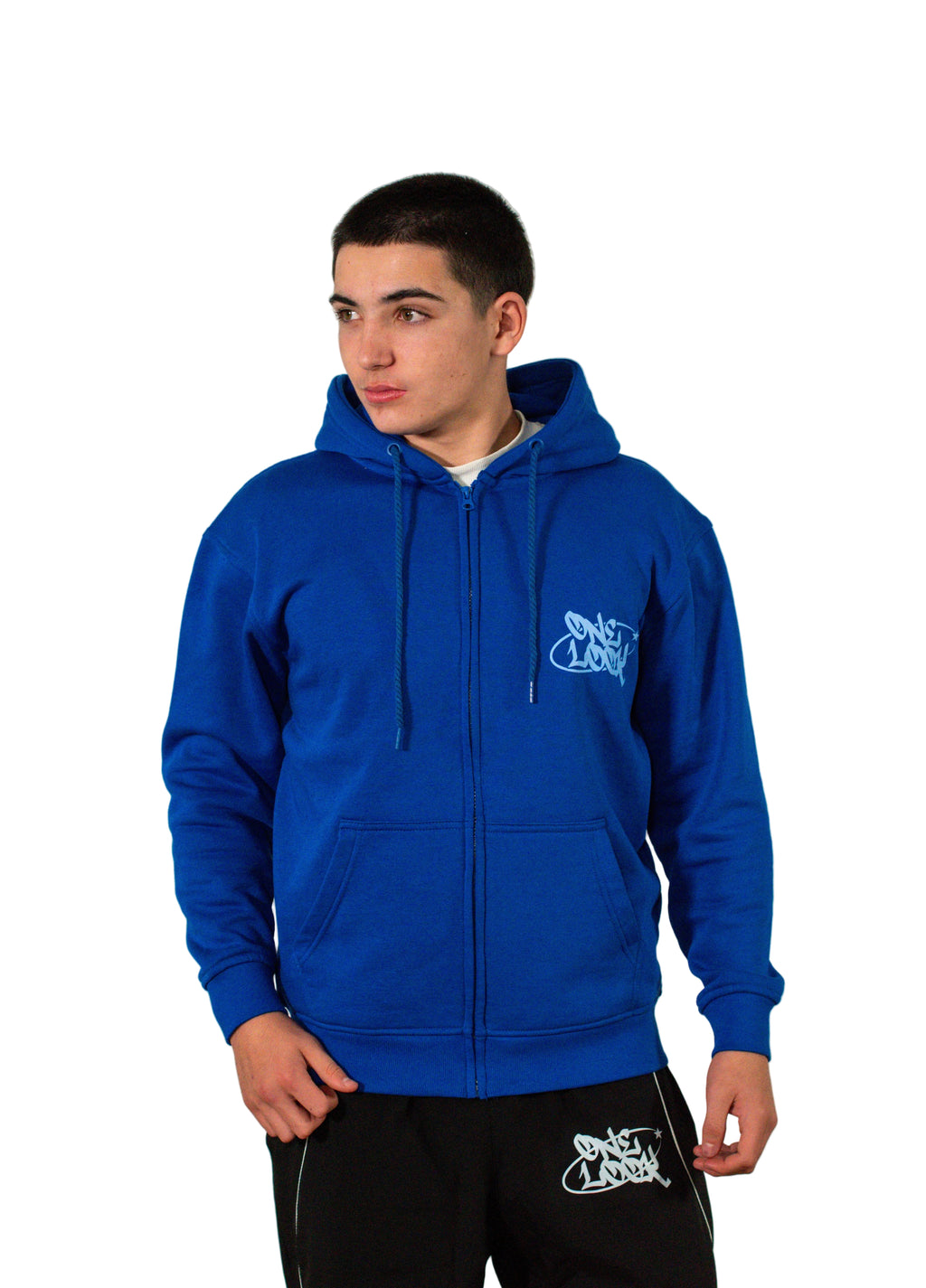 sudadera stars of wrld royal blue