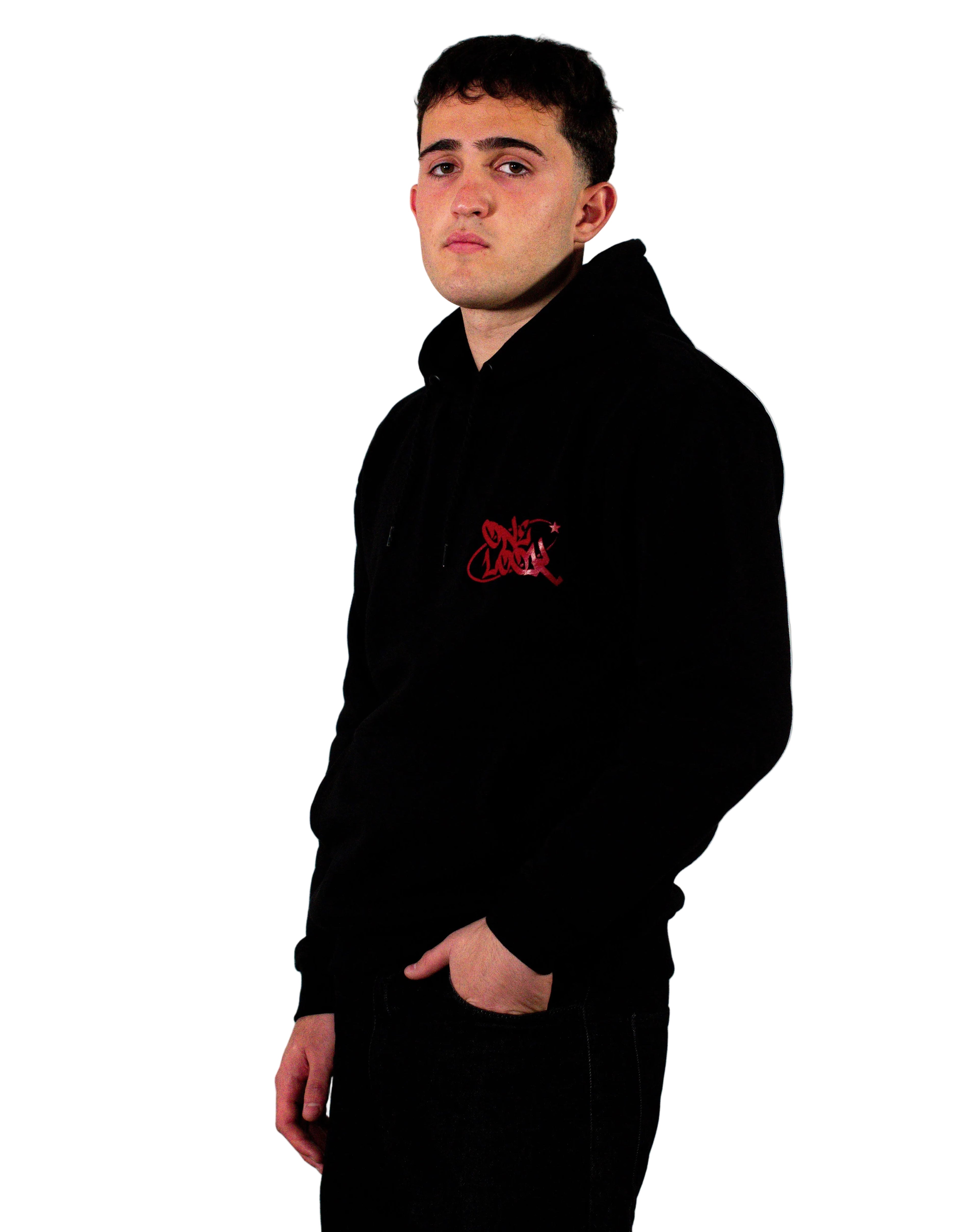 SUDADERA ROJA STARS OF WRLD