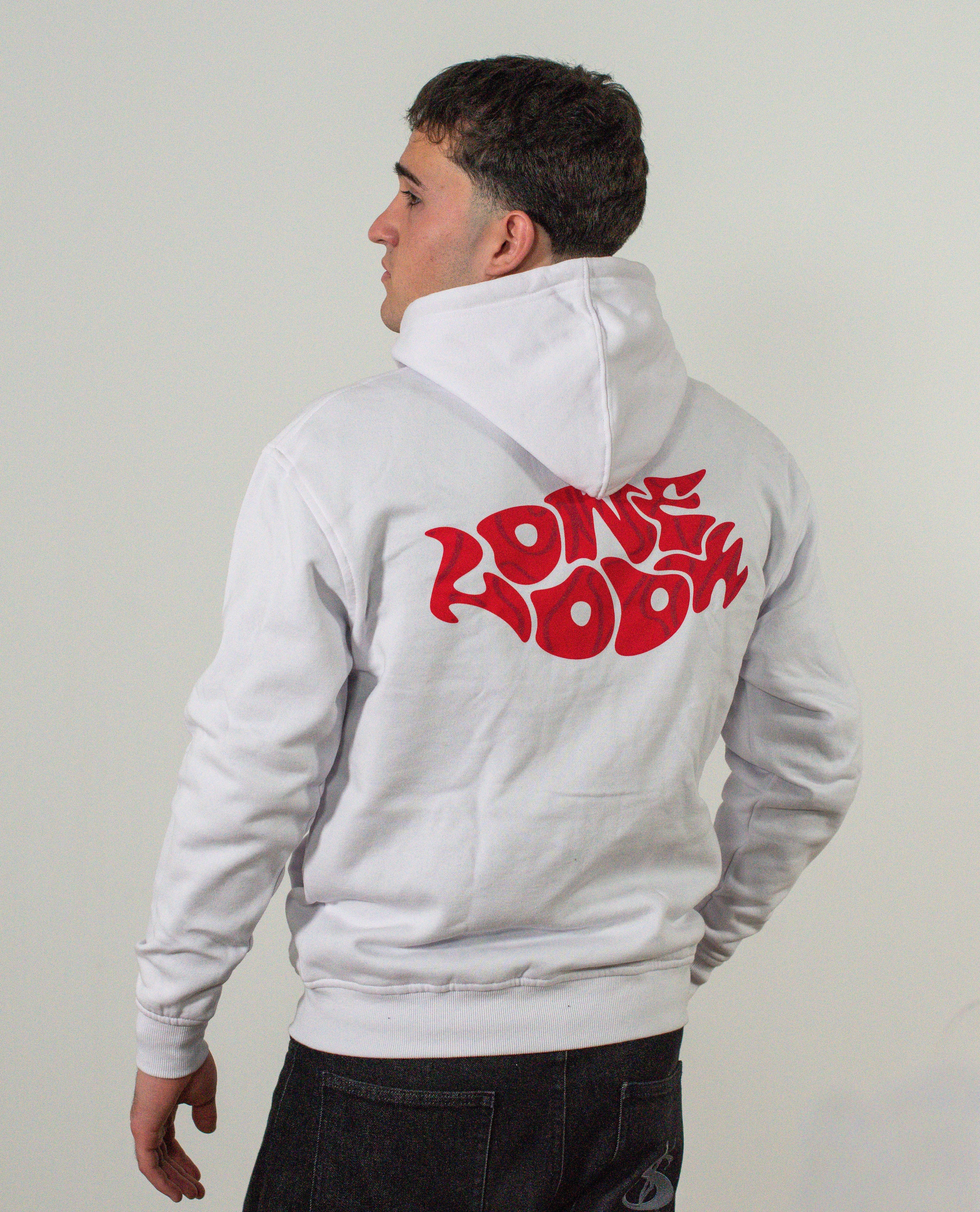 sudadera stars of wrld white (Red)