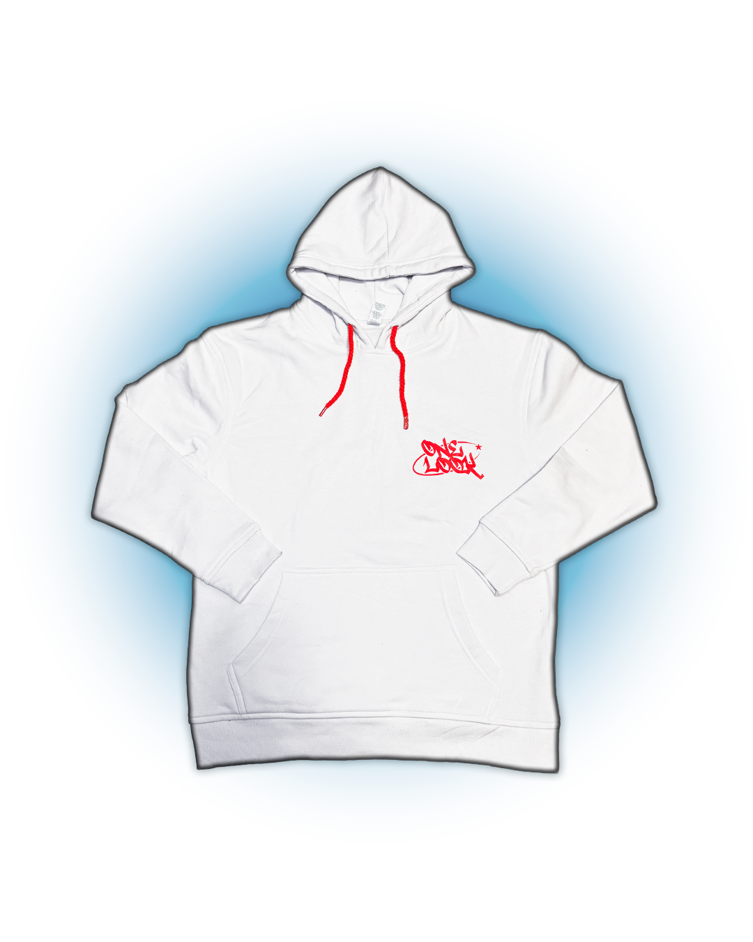 sudadera stars of wrld white (Red)